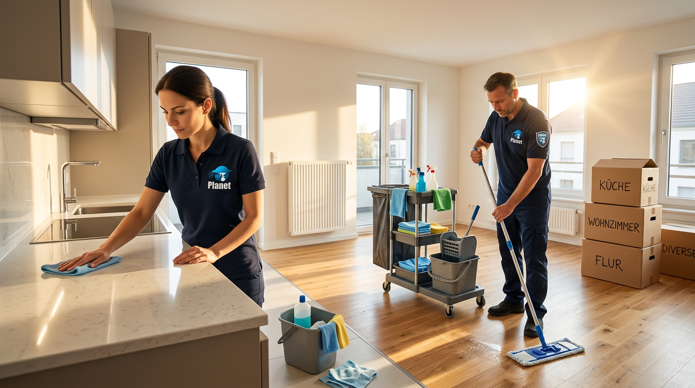 Umzugsreinigung – Planet Reinigungsservice übergabebereit